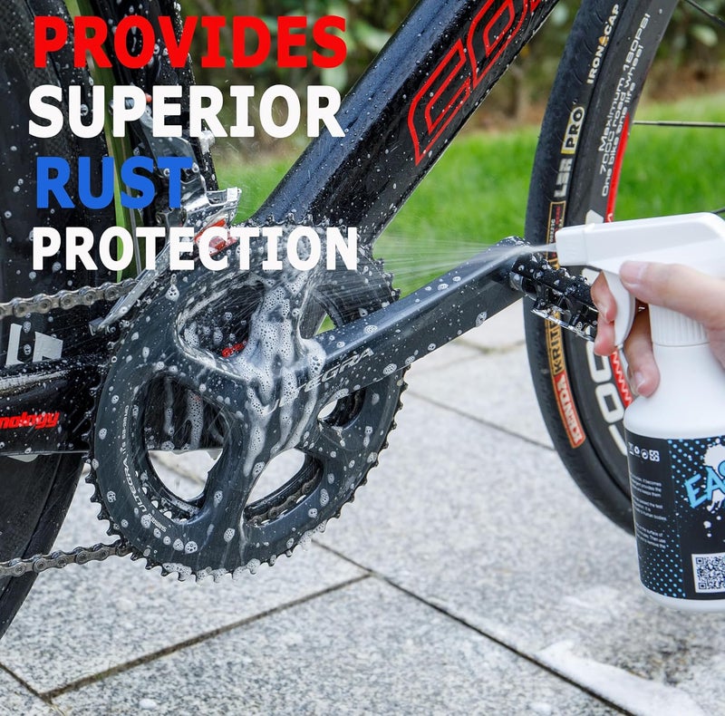 CHEPARK Nano bike Cleaner with Easy Spray Applicator - Bike Wash Fast Acting Cleaner for Oil, Grease and Dirt Removal -Bike Cleaner for All Surface Types (300ml) - Image 5